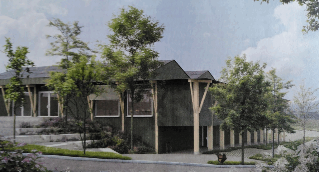 The double-gym, multi-function hall that won't now happen.